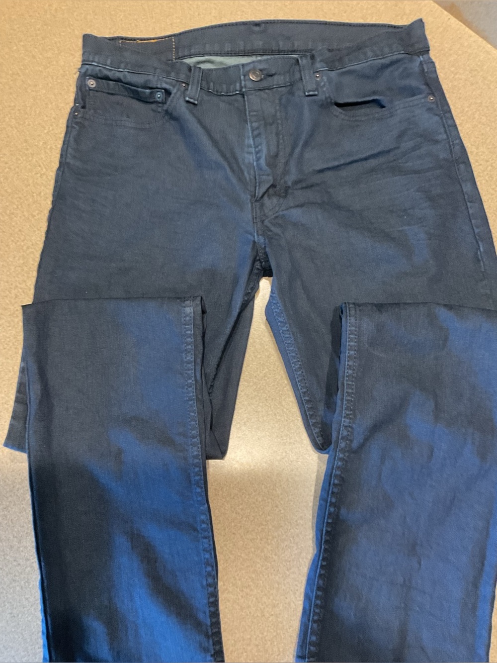 Levi's Men's Slim Straight Jeans in Deep Navy